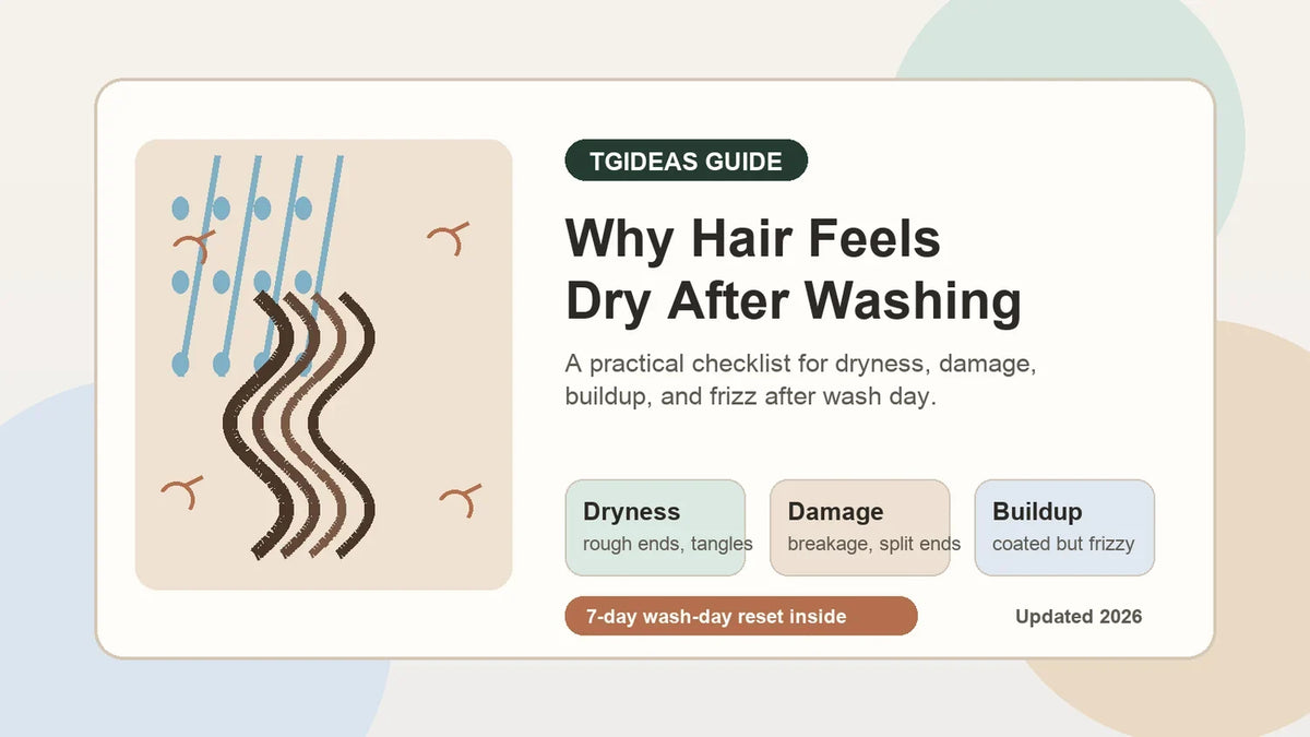 Why Is My Hair Still Dry After Washing? Causes...