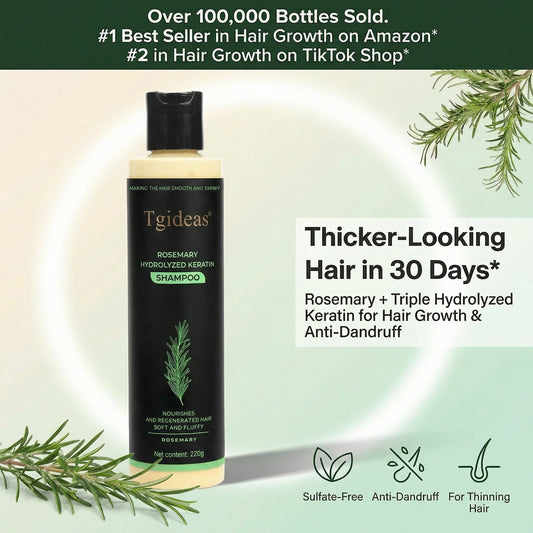 Tgideas® Rosemary Shampoo | Hair Growth & Anti-Dandruff Scalp Treatment-zrl