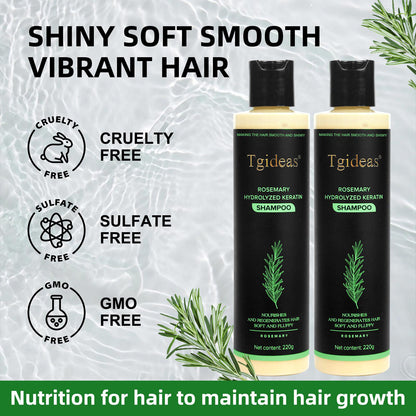 Tgideas® Rosemary Shampoo | Hair Growth & Anti-Dandruff Scalp Treatment