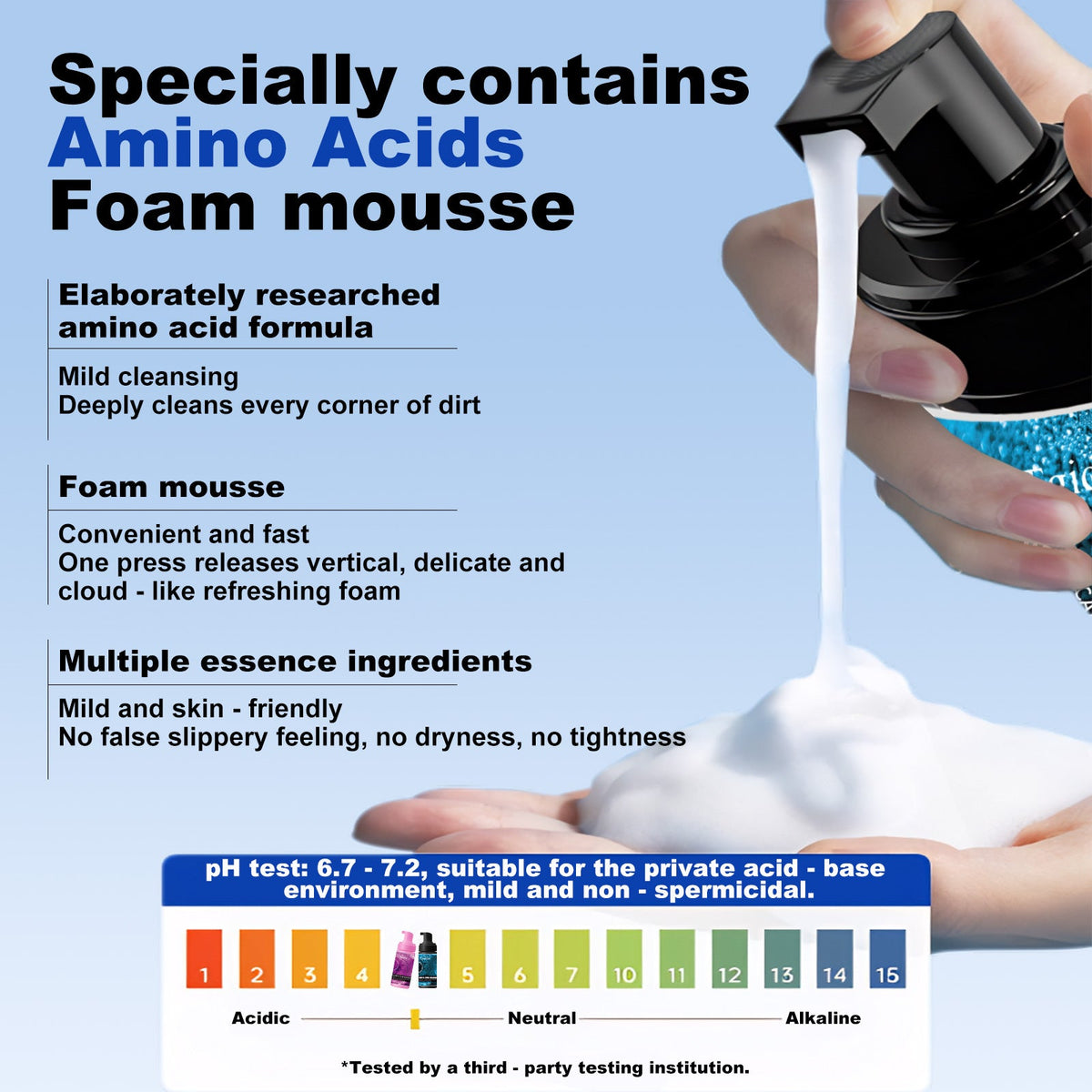 Tgideas Intimate Cleansing Mousse for Men & Women