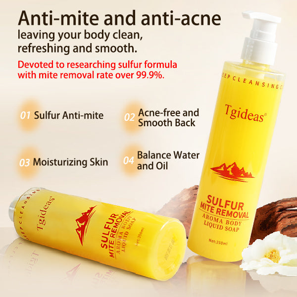 Tgideas® All-in-One Sulfur Body Wash & Shampoo-zrl